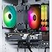 Thermaltake LCGS Quartz i350 R4 Gaming Desktop (Intel Core™ i5-12400F, 3600Mhz 16GB RGB Memory, NVIDIA GeForce® RTX 3050, 1TB NVMe M.2) S2QT-B66R-350-LCS,White