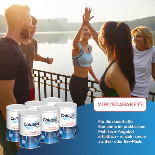 Collagile human 300g – Test: SEHR GUT – Bioaktive Kollagen Peptidfraktionen – Nutrifunktionelles Gelenkpulver – unterstützt den gesamten Bewegungsapparat