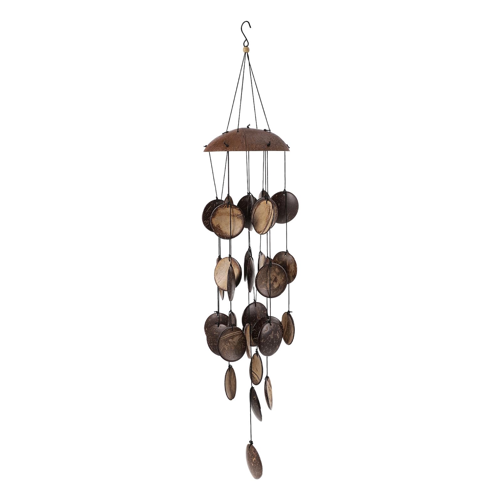 Carillon vent coquille naturelle Anneome suspension décorative jardin