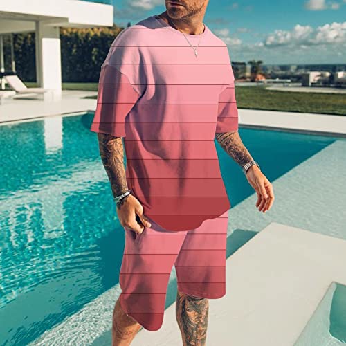 Ensemble décontracté 2 pièces résout le manque de confort d'un short et t-shirt homme