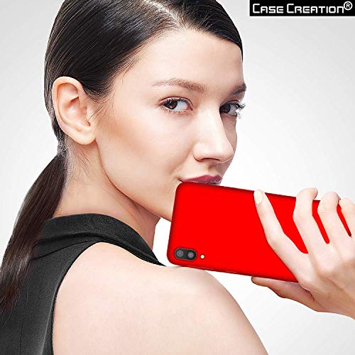 Image of Case Creation Luxurious OG Series for Samsung M10 Case Cover,Anti-Dirty Slim Case Frosted Matte Cute Candy TPU Raised Bezel (Splash of Color) Back Cover for Samsung Galaxy M10 -Wine Red