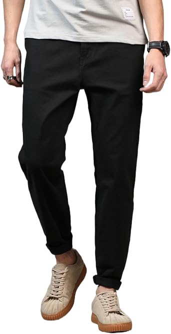 Mens Slim-Fit Casual Stretch Flat Front Khaki Pant Standard and Big & Tall Sizes Chino Pant