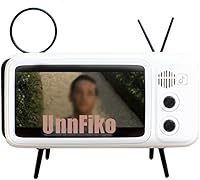 Vista 8 de UnnFiko Altavoces Bluetooth inalámbricos estilo retro TV, soporte de escritorio de dibujos animados, universal para Samsung iPhone X 11, 12, 13, 14