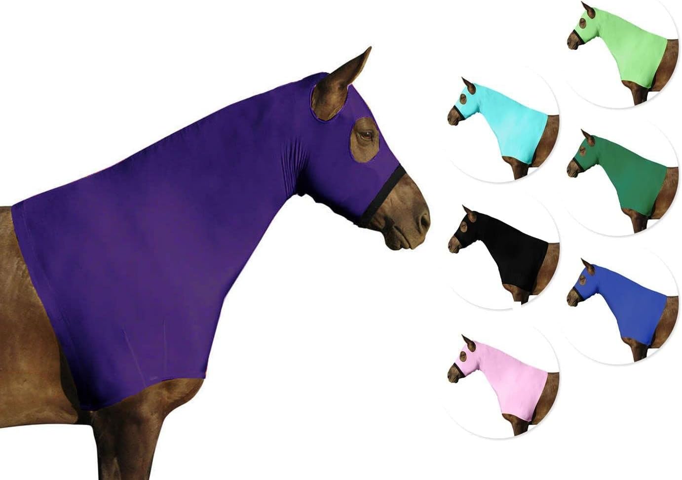 Derby Originals Comfy Stretch Lycra Sleazy Slicker Hood Neck Cover with Zipper