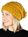 H-6100-2072 Oversized Slouchy Beanie -CONFETTI Mustard