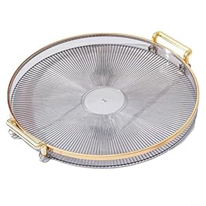 Aoyudj Elegantes Kosmetiktablett mit Griffen