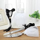 🎁 Regalo atemporal: este juego de servir es el regalo ideal para cualquier amigo recién casado, parientes, vecinos o como cubiertos para fiestas. Sirve a los invitados a la fiesta su pastel mientras brindas por la salud, la riqueza y los buenos momentos
