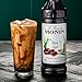 Monin - Black Sugar Syrup, Versatile Flavor, Natural Flavors, Great for Coffees, Cocktails, Shakes, and Kids Drinks, Non-GMO, Gluten-Free (1 Liter)