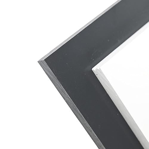 Hoja plástica resistente química gris oscuro del PVC, elije el tamaño y espesor, tablero del cloruro de polivinilo