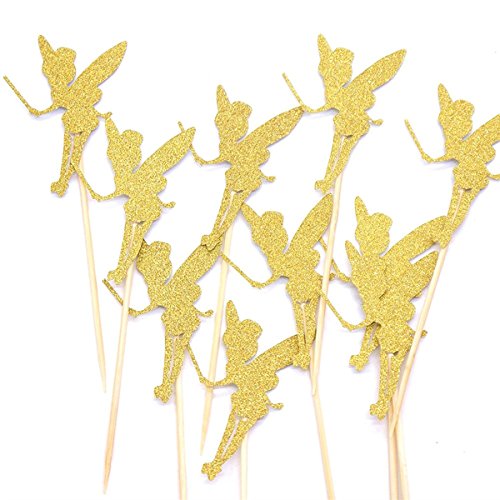 OULII 20pcs torta inserita carta fata angelo Cake