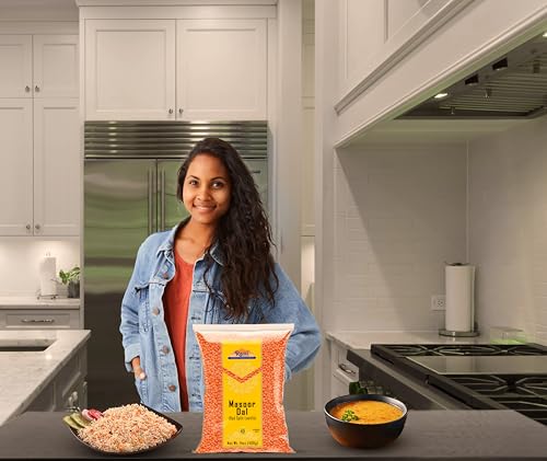 Image of Rani Masoor Dal (Indian Red Lentils) Split Gram 14oz (400g) ~ All Natural | Gluten Friendly | NON-GMO | Kosher | Vegan | Indian Origin