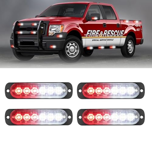 PerfecTech 6 LED Sync Feature Emergency Strobe Grille Lights Ultra
