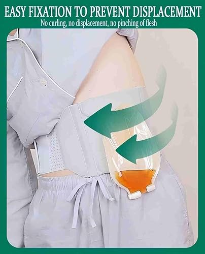 Miniatura 6 de Cinturón de soporte de ostomía ajustable para estomía, cinturón de soporte para estomía, cinturón de colostomía, proporciona protección y comodidad