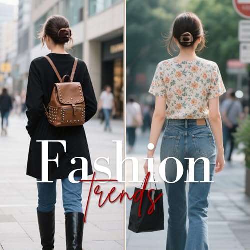 Image of 8 Pack Flat Hair Clips for Women - Glossy Neutral No-Slip Flat Claw Clips for Thick & Thin Hair, Large Strong Hold Square Rectangle Hair Accessories for Work & Stylish Fall Outfits