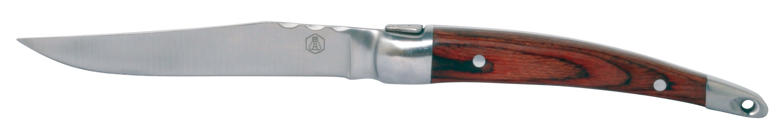 LAGUIOLE 40268532 - Cuchillo de carne (acero inoxidable, 5,5 x 5 x 2,5 cm), color marrón