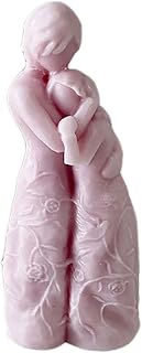Grainrain Abstract Resin Figure Decoration Mold Pregnant Couple Candle Wax Silicone Mold (H-5027)