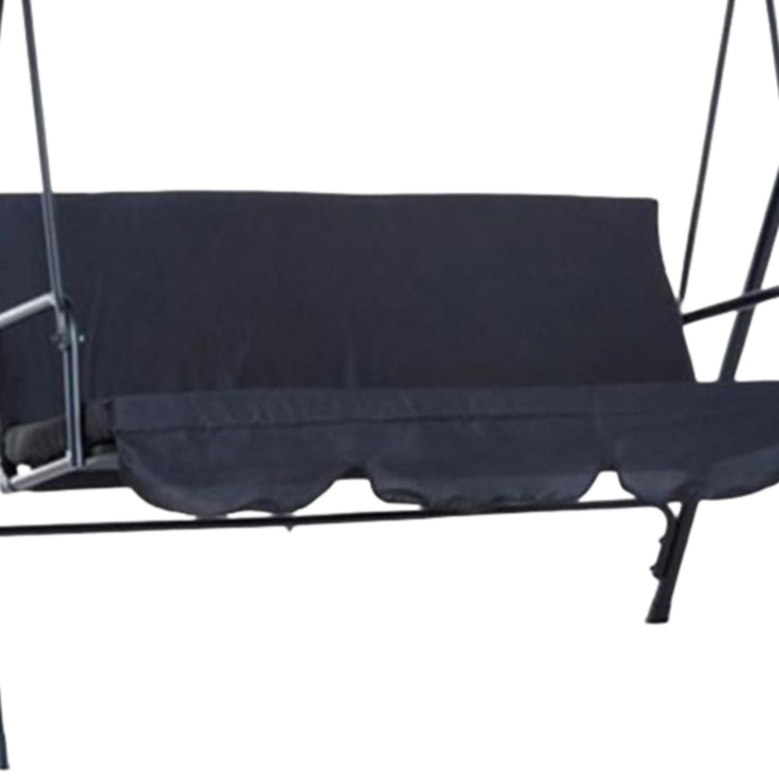 Funda impermeable para balancín – tafetán de poliéster 190T (150 x 150 cm) – Funda de repuesto para balancín de jardín de 3 plazas – resistente a los rayos UV, ligera y plegable (gris)