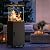 PATIOPIA 41,000 BTU Outdoor Heater,Propane Patio Heater,CSA Certificated,Outdoor Heater with Lockable Wheels,Tempered Glass,Propane Outdoor Heater for Patio,Backyard,Balcony,Poolside,Black
