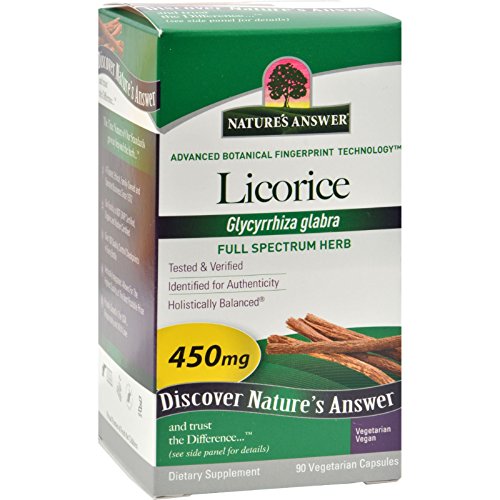 Nature'S Answer Licorice Root 450Mg 90 Cap