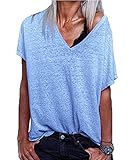 Flexibles Material, höchster Tragekomfort, kombiniere das Sommershirt je nach Lust und Laune,oder einfach nur zu Hause im Relax-Style.