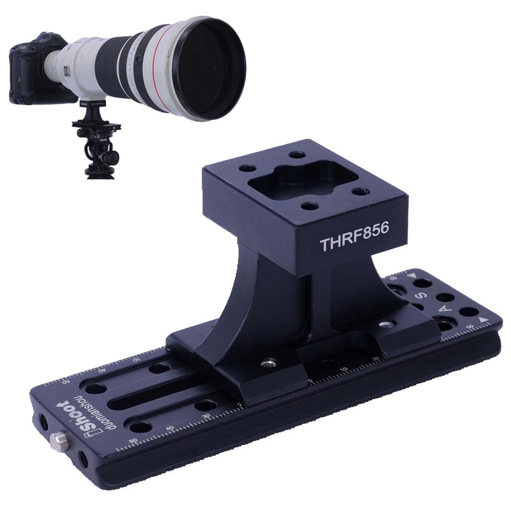 iShoot Lens Collar Foot Support Tripod Mount Ring Base Compatible with Canon RF 800mm F5.6L IS USM, RF 600mm F4L IS USM, RF 400mm F2.8L IS USM, RF 100-300mm F2.8L IS USM, with Arca Quick Release Plate-picture-12