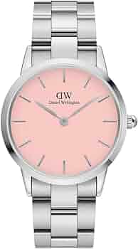 Amazon.com: Daniel Wellington Iconic Link Blush 36mm Unisex