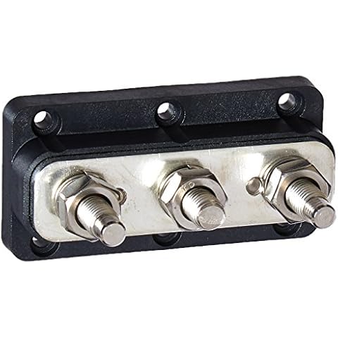BEP Marinco Power Products 650A 3 Stud Buss Bar,black Cover