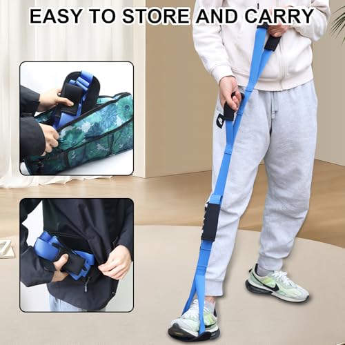 39 inch long leg lifter with padded hand grips and feet loop rigid leg lifter strap after hip replacement leg lifters getting legs in and out of bedcarwheelchair 1pcs