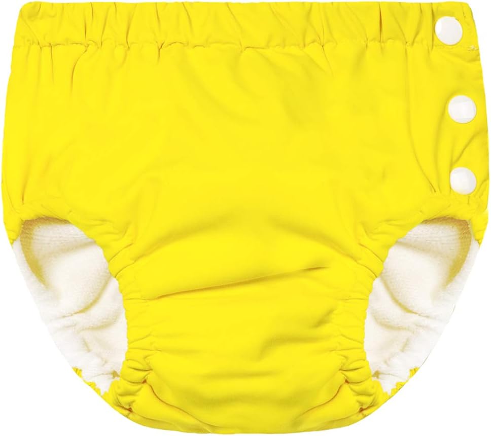 Baby Swim Diaper Reusable Pool Swim Diapers for Baby Boys Girls Toddlers Waterproof Swimming Pants for Unisex Baby Swimming Lesson White 6-12 Months : Clothing, Shoes & Jewelry