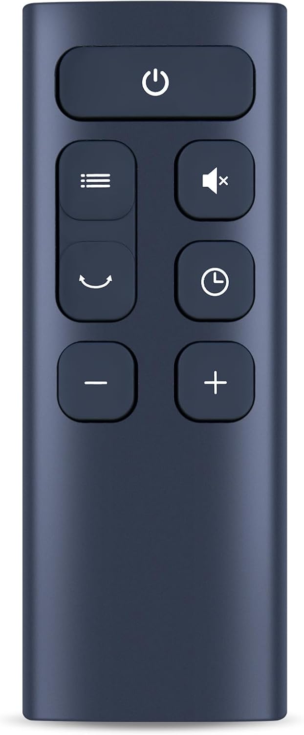 Replacement Remote for Ezify PX-TS001 40" Tower Fan (Black) | Easy pairing,responsive control