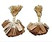 200 Pcs of Kraft Paper String Tags, Price Tags, Elegant Jewelry String Tags Perfect for Gifts or Business (1" x 1/2" (13mm x 25mm), Kraft)