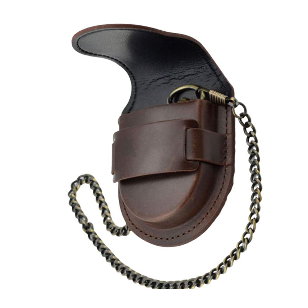 Pocket Watch, Vintage Pocket Watch Cover Creative Pocket Watch Sleeve Practical Pocket Watch Accessory for Men Male (with Chain) (B09FFHCGMC) Amazon Price History, Amazon Price Tracker