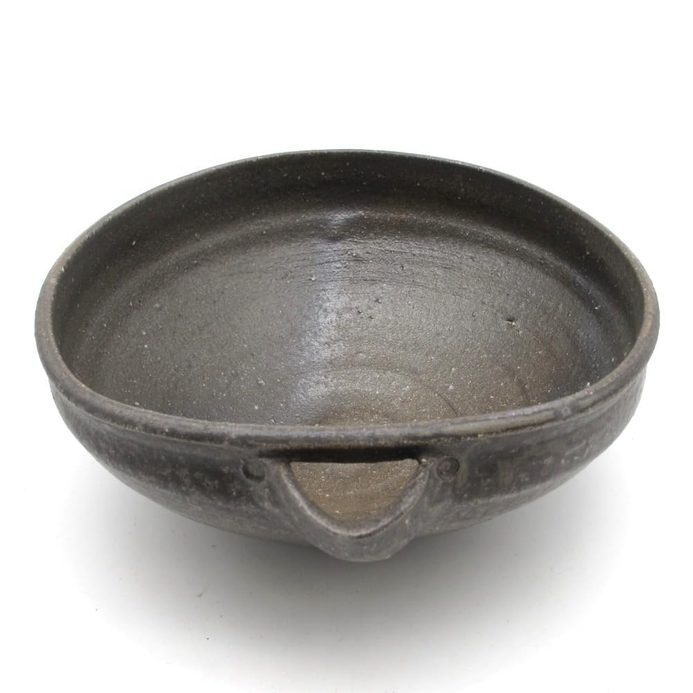 大鉢　越前焼　作家物 越前焼 焼締め 六寸鉢 青ノ木窯 松井勝彦作 | 趣味の陶器 桝久