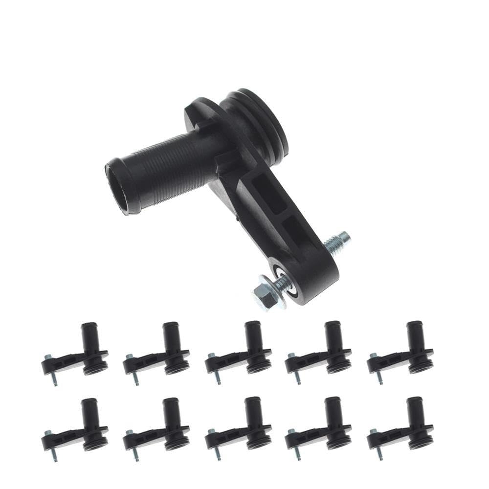 Bcdskzavu 10 Pcs 1/2/5/10 Oil Cooler Pipe Water Inlet Tube Connector Fit For 2 Lr021623 6G9q6n793aa(10 Pcs)