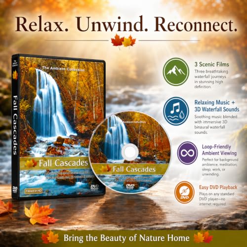 DVD Cascadas de otoño para combatir el estrés con relajación natural 5