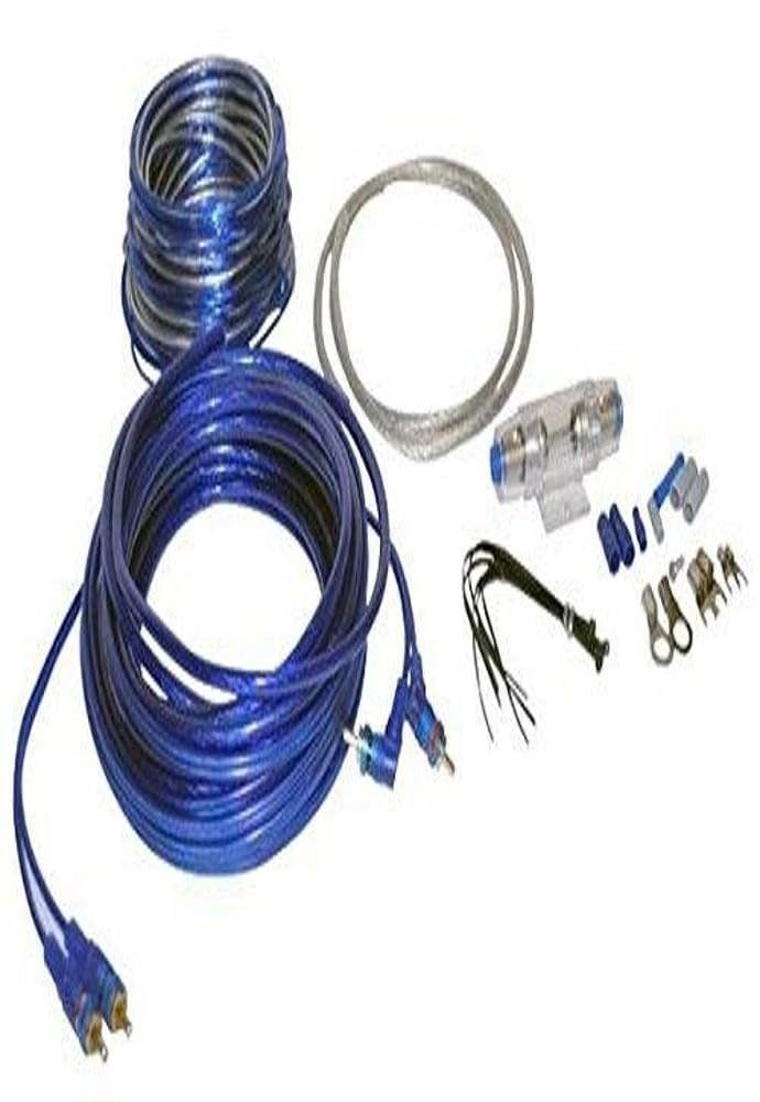 Lanzar AMPKIT8 Contaq 1200 Watt 8 Gauge Power Amp Kit