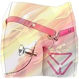 Male Portable Flat Protection Cage with Waist Belt, Special Negative Inverted Cage Set for Sissy Men 3234 -USXA03 (Pink)