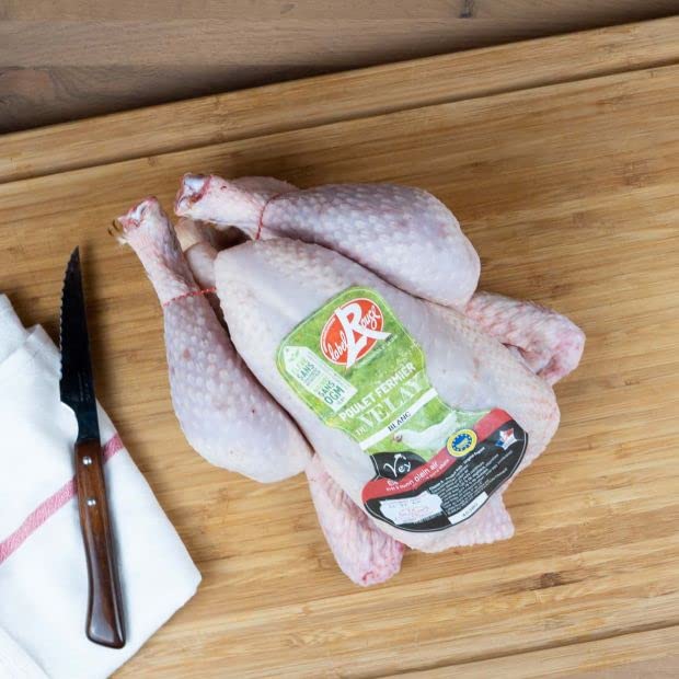 Poulet fermier du Puy-en-Velay : La pièce de 2kg environ - Artisan Boucher depuis 1976 - Maison Victor - Circuit-court et Qualité