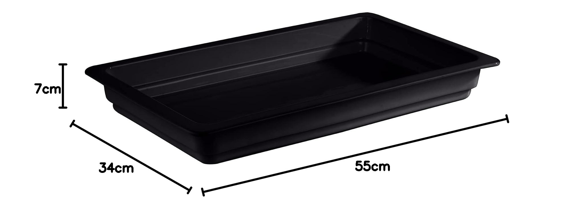 APS 82273 GN Recipiente 1/1 de porcelana, capacidad 2 litros, resistente al calor hasta 220 °C y apto para lavavajillas