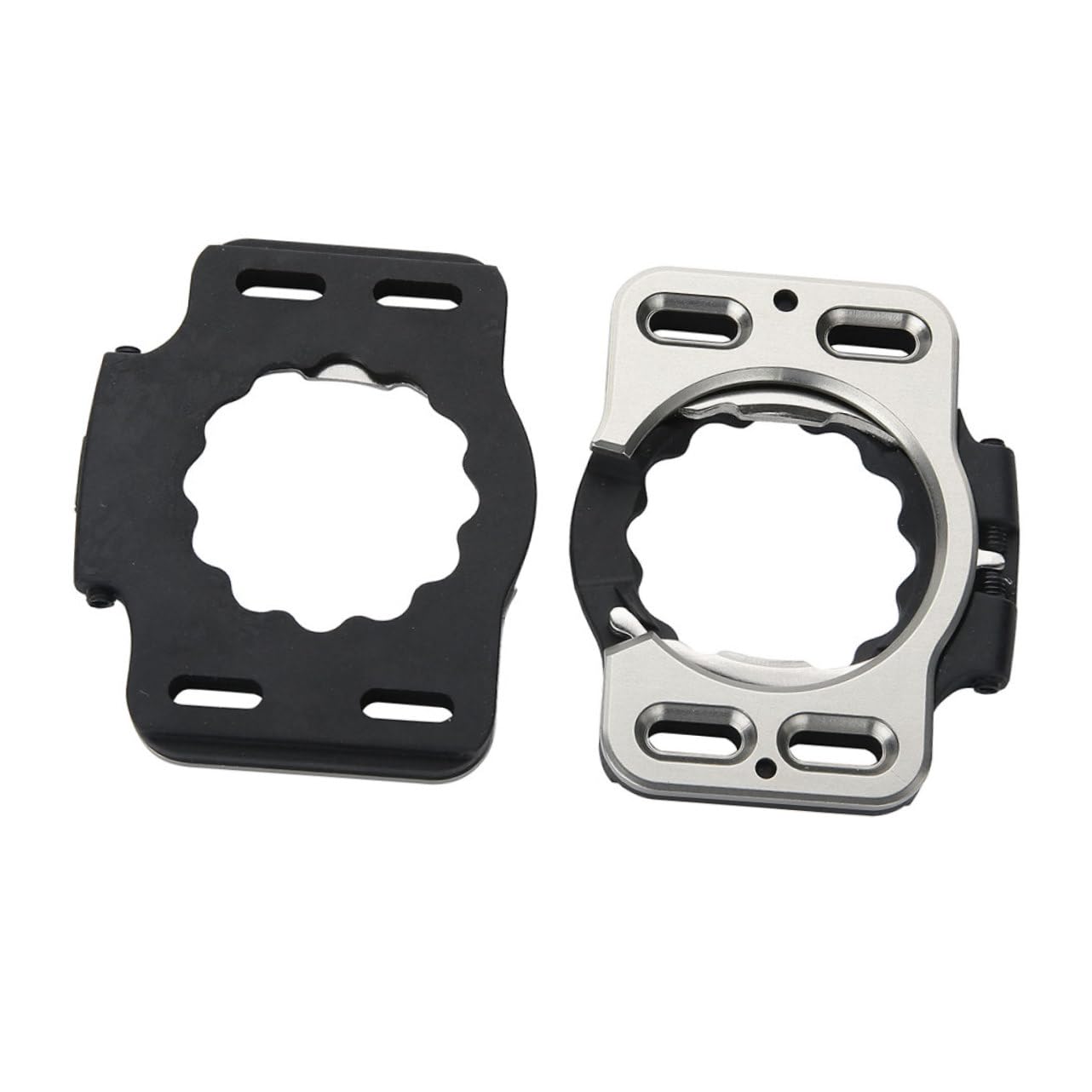 GAROZATION Bike Pedal Cleats Self-Locking Cleat for Cycling Mountain Bike Locking Pedals Replacement Plate Performance Enhancer