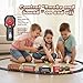 Hot Bee Train Set - Train Toys with Remote Control Trains for Boys with Smokes, Lights and Sound,Toy Train Set for Under Christmas Tree, Toddler Model Trains for 3 4 5 6 7 8+ Years Old Kids