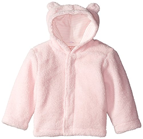 Magnificent Baby Baby Girls' Smart Little Bear Pink Icing Hooded Fleece Jacket