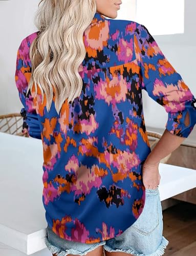 Image of Magritta Long Sleeve Shirts for Women Fashion Button Down Blouse Tops