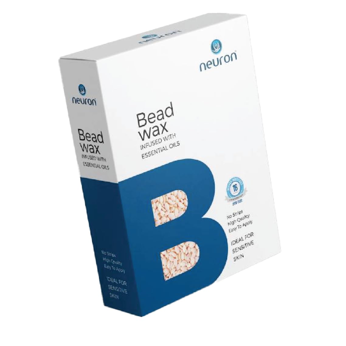 Neuron Bead Wax for Sensitive Skin (Absolute Organic) | UV Protection | Smooth Effective Hair Waxing |No Strips| Legs Arms Back Chest Full Body Wax for Men & Women (800 ml)-image-8