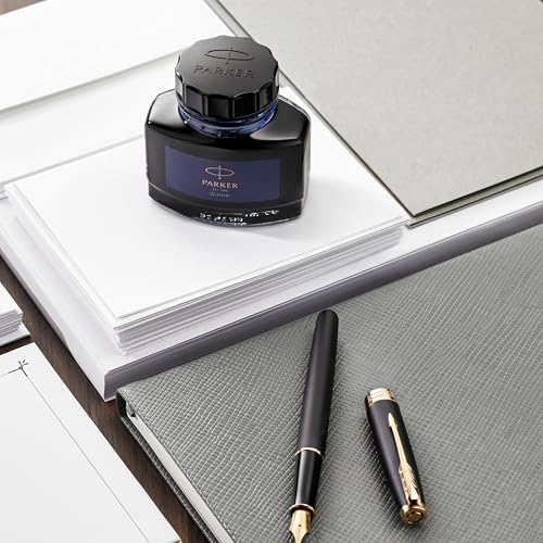 Image of PARKER QUINK Ink Bottle, Blue-Black, 57 ml