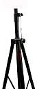 ZIPP Height Adjustable Tripod Portable Folding PA/DJ Tripod Speaker Stand | Pro Audio Heavy Duty Stands up to 72inch Tall (Pack of 1),Black,Free Size gallery image