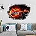 Burning Rock Gitara Rock Gitara Salon Sypialnia Dekoracyjne Naklejki 60 * 90 Winylowe Naklejki ścienne Cytat Naklejki