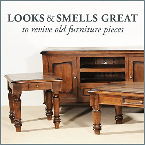 Amy Howard At Home - Water-Based Gel Stain - Vintage And Antique Furniture Restoration - Great On Wood - English Walnut Glaze Finish (16 Oz) #TOP6