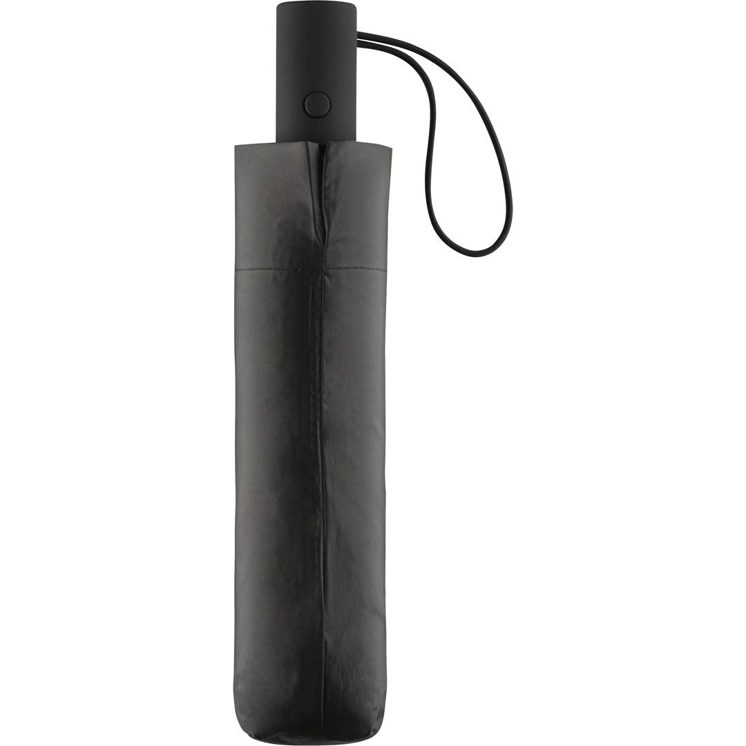 Fare Parapluie Pliant Compact Automatique Imprimé Forêt, Noir