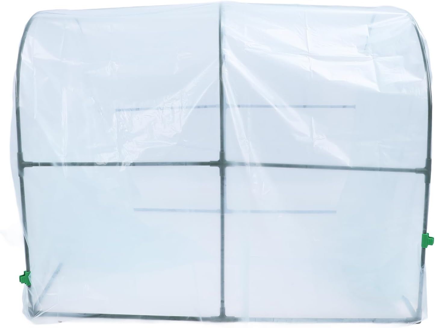 Reinforced Portable Green House with PE Cover, Mini Greenhouse, Transparent Tent Indoor or Outdoor Green House for Flowers, Vegetables, , Plants Garden Bed Planters (50*200cm) (80*200cm)